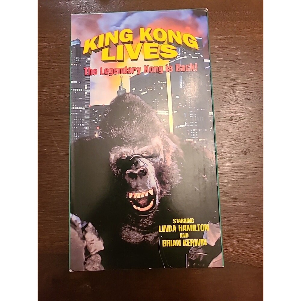 King Kong Lives VHS! Rare Classic! Great Condition! A Must Own!